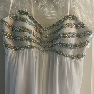 White prom dress. Great condition.